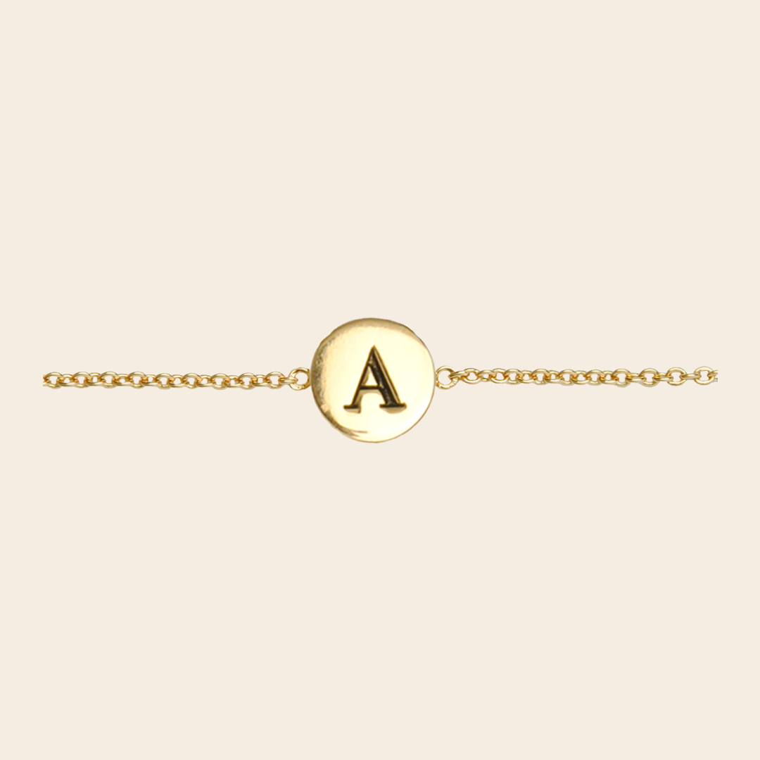All the Luck in the World bracelet 'Character' goldplated