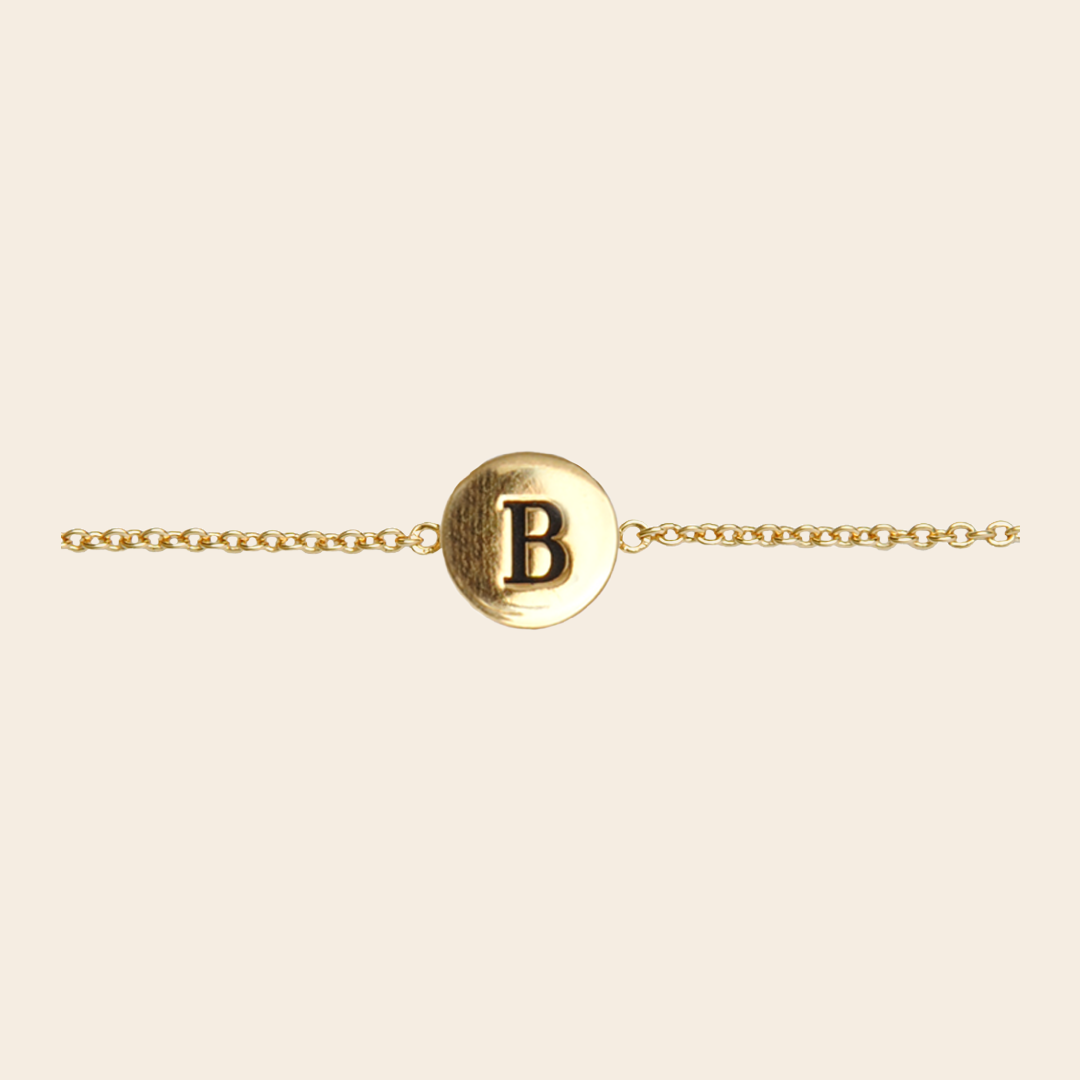 All the Luck in the World bracelet 'Character' goldplated