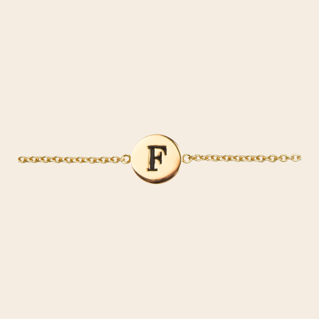 All the Luck in the World bracelet 'Character' goldplated