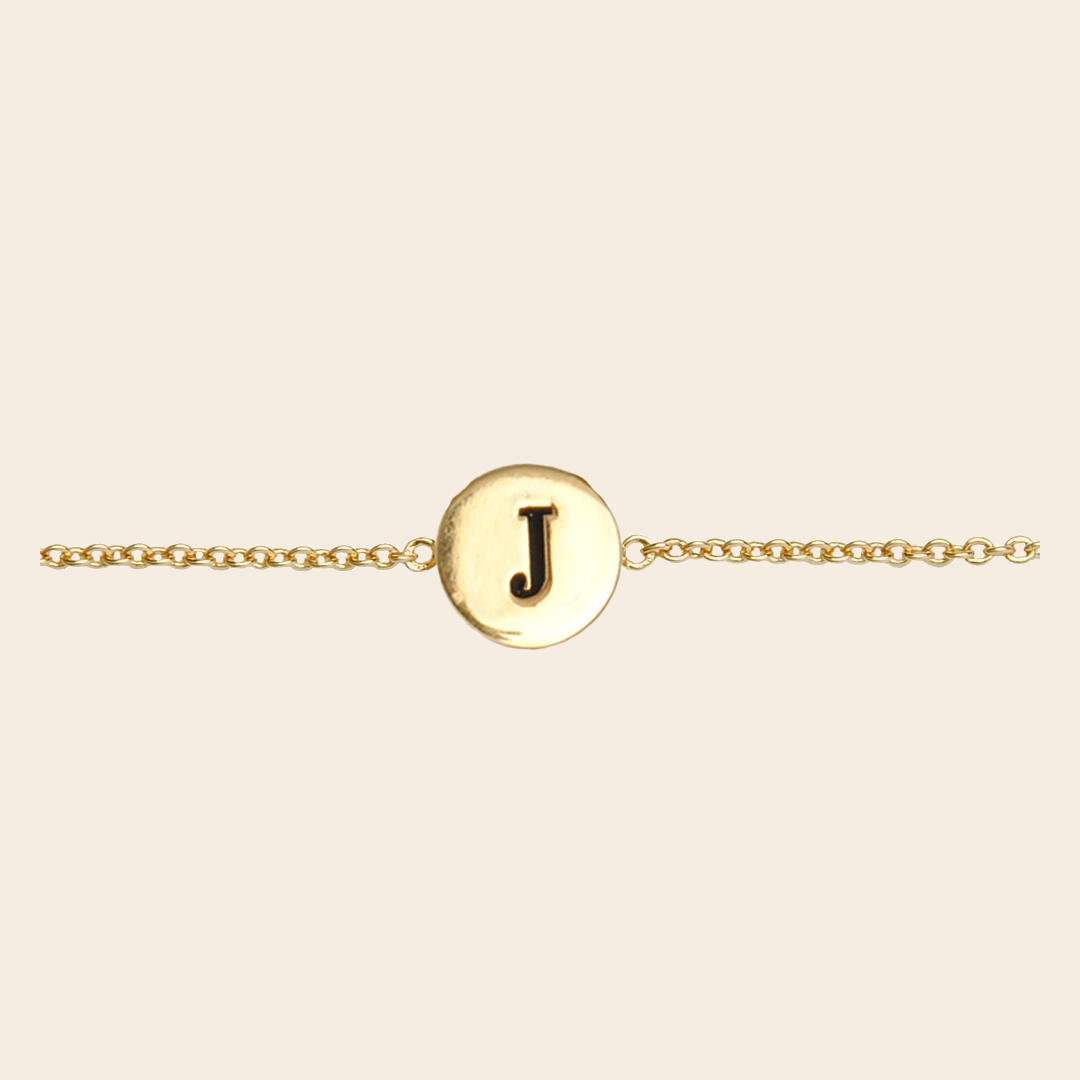 All the Luck in the World bracelet 'Character' goldplated