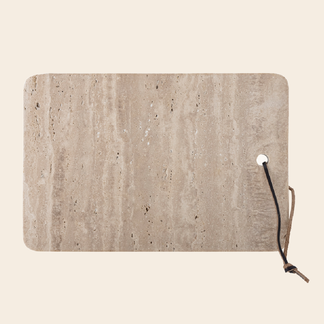 Bloomingville cutting board 'Izabel' - travertin