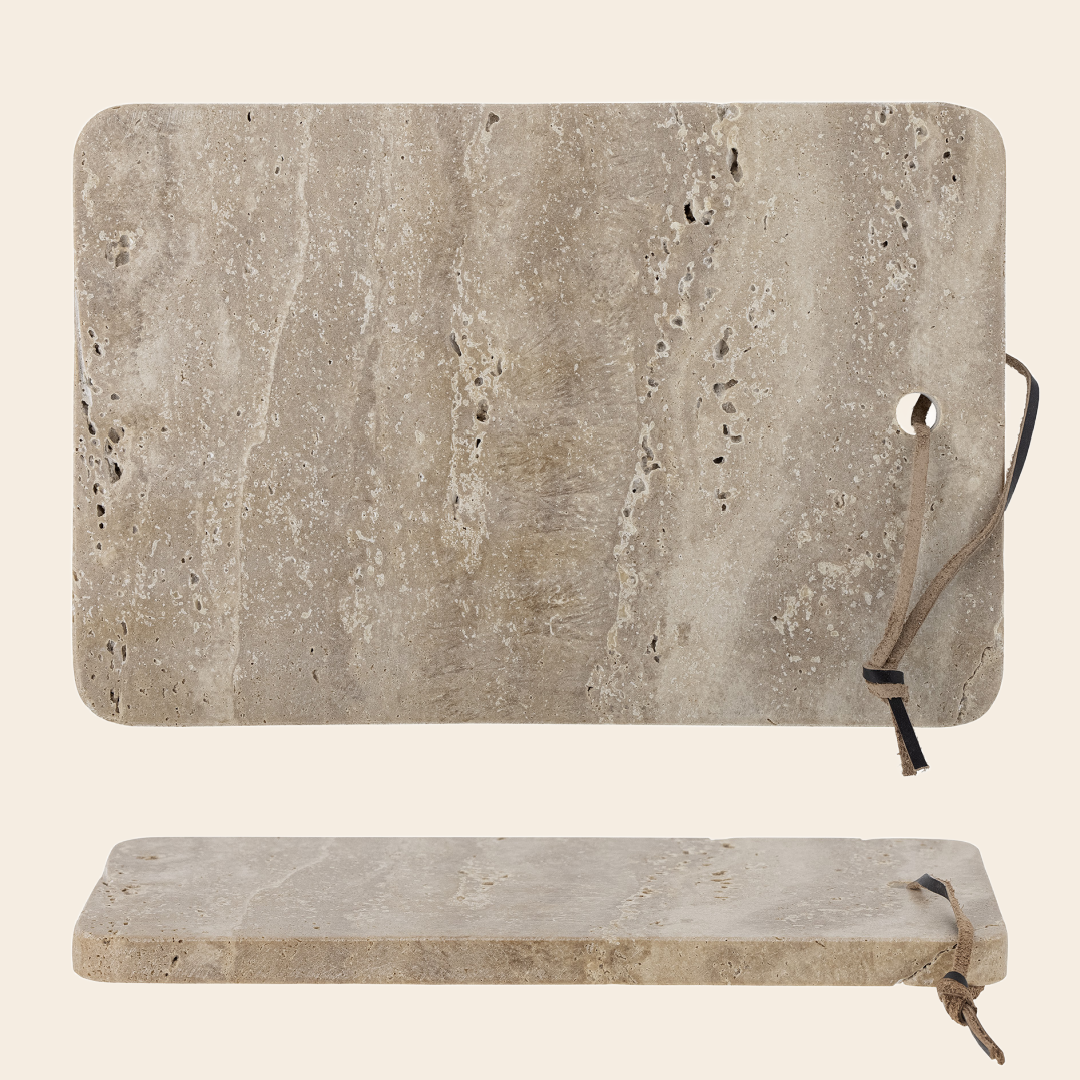 Bloomingville cutting board 'Izabel' - travertin