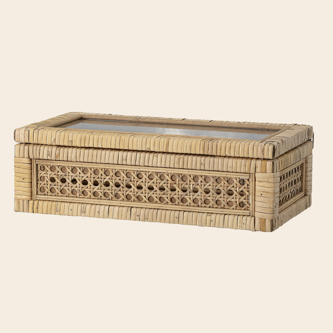 Bloomingville Opbergbox 'Lally' rotan