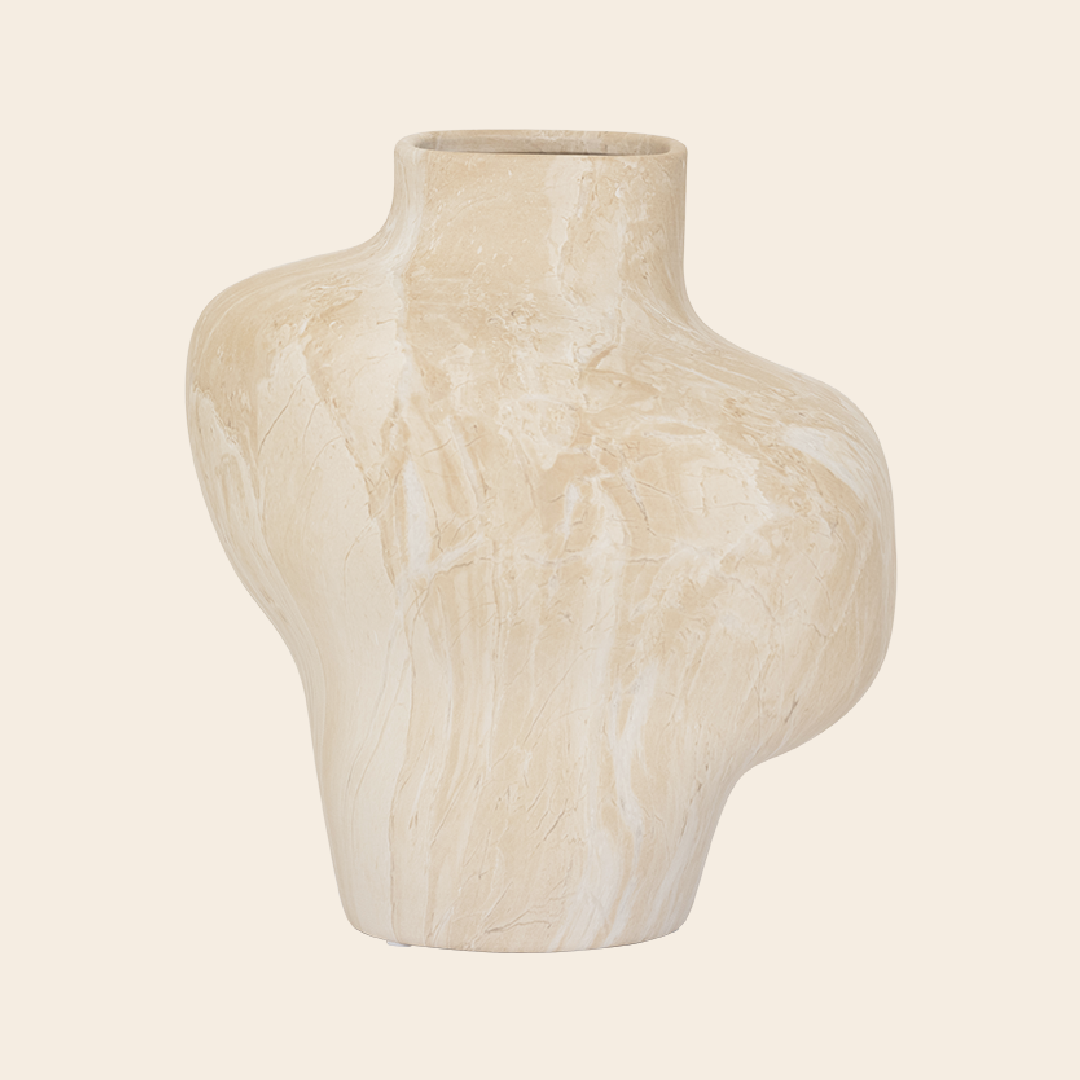 Urban Nature Culture vase 'Kary' - dolomite