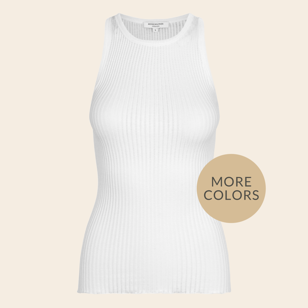 Rosemunde tanktop 'Belize' - zijde / katoen