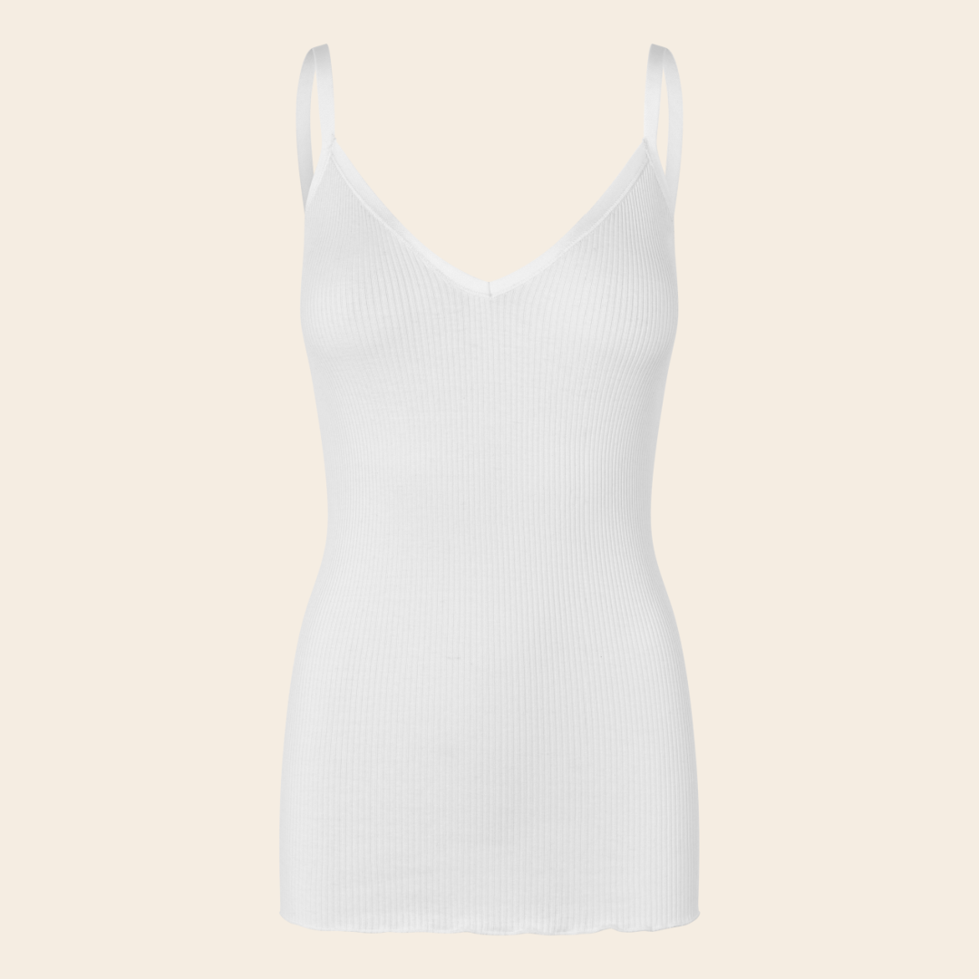 Rosemunde strap top 'Belle' - zijde / katoen