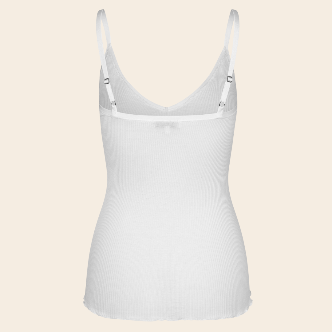 Rosemunde strap top 'Belle' - zijde / katoen