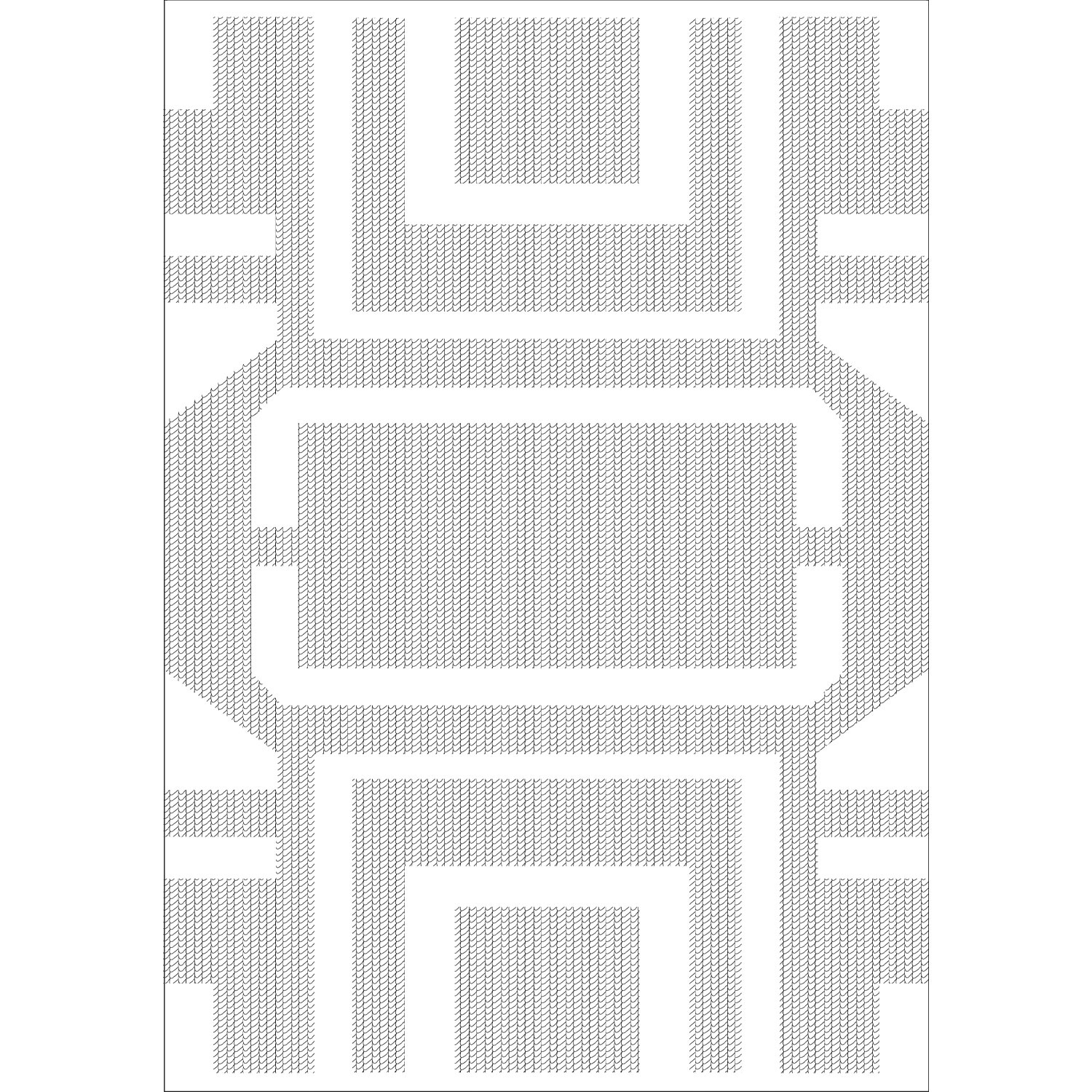 TineK Home vloerkleed 'Graphic' jute - div. maten