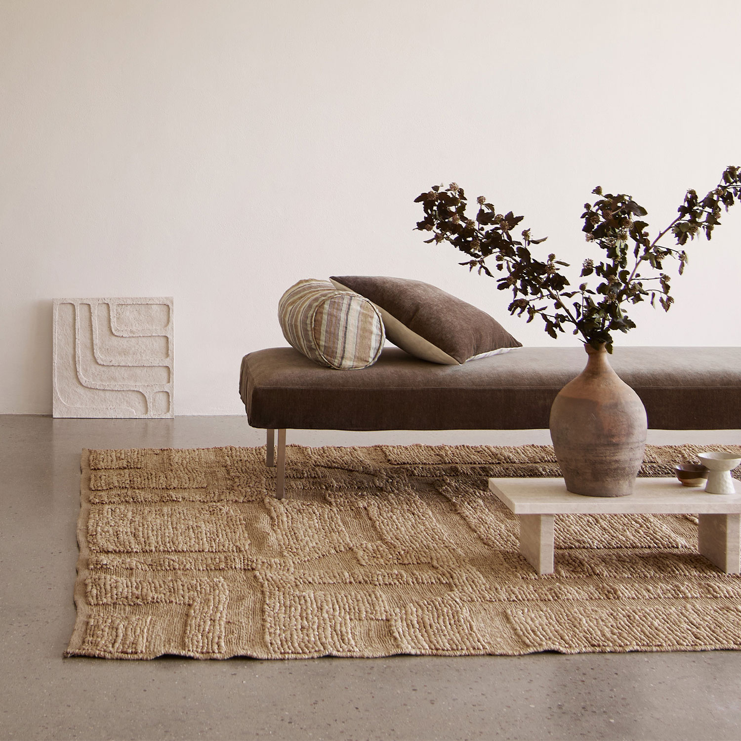 TineK Home vloerkleed 'Graphic' jute - div. maten