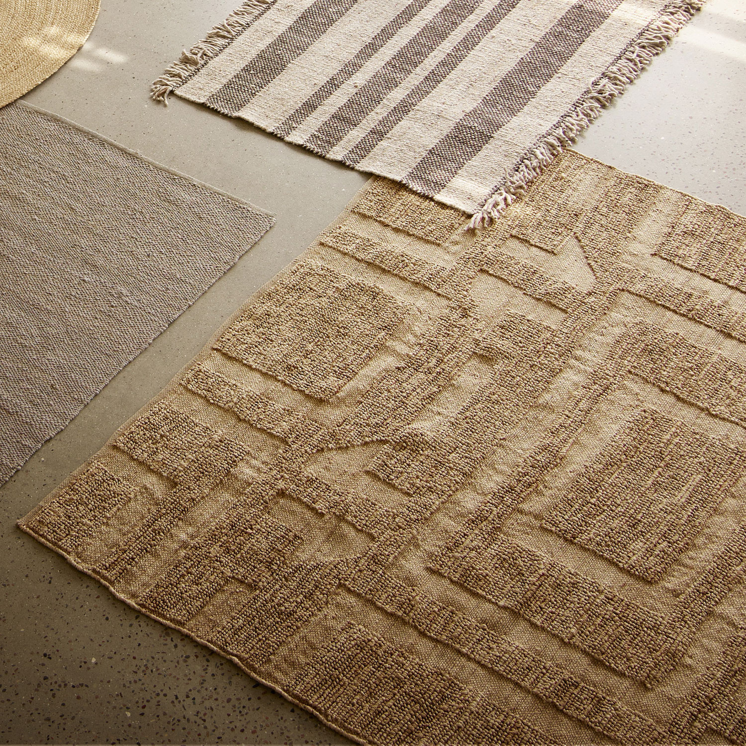 TineK Home vloerkleed 'Graphic' jute - div. maten