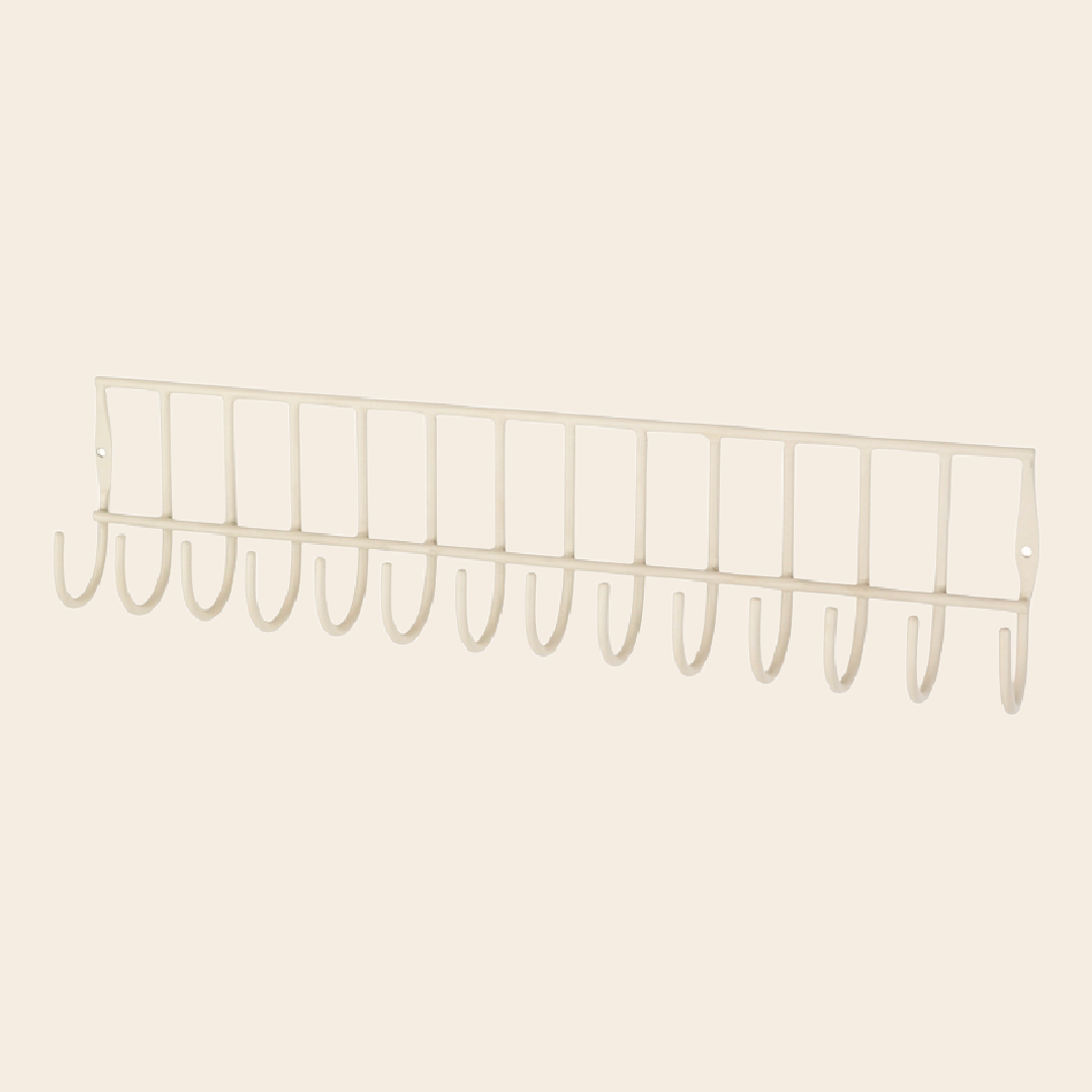 Broste hook rack 'Maggie' - beige