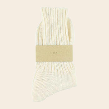 sokken 'Melange crew white' - katoen