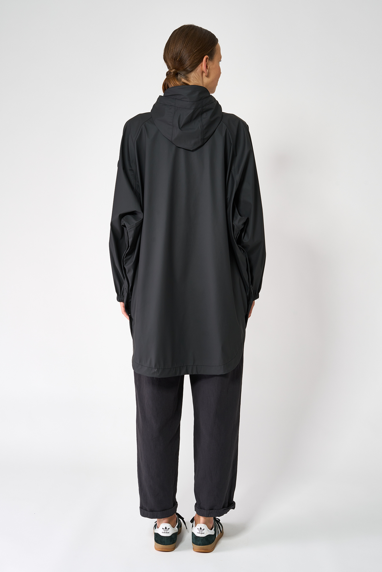 Tantä rain poncho 'Sky' - black