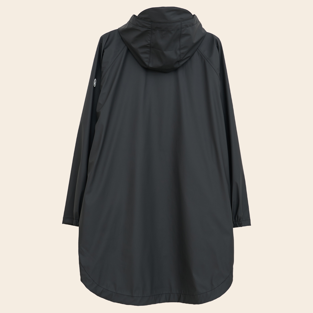 Tantä rain poncho 'Sky' - black