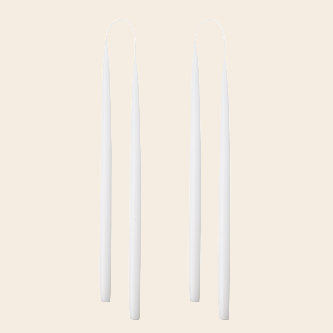 Kunstindustrien set/2 handdipped kaars 2,2 x 45cm