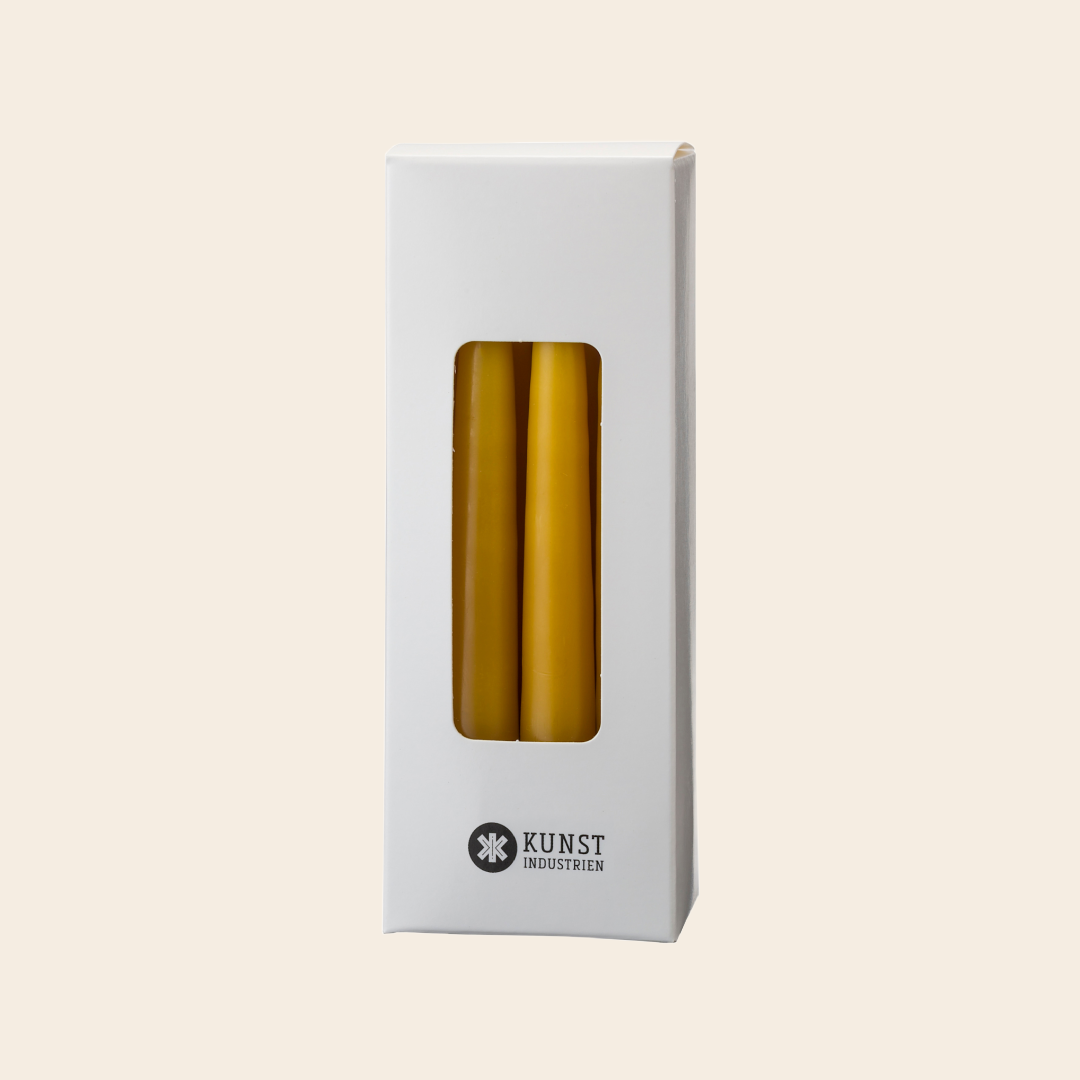 Kunstindustrien handdipped mini kaarsjes 12/doos - Ø=1.3 cm