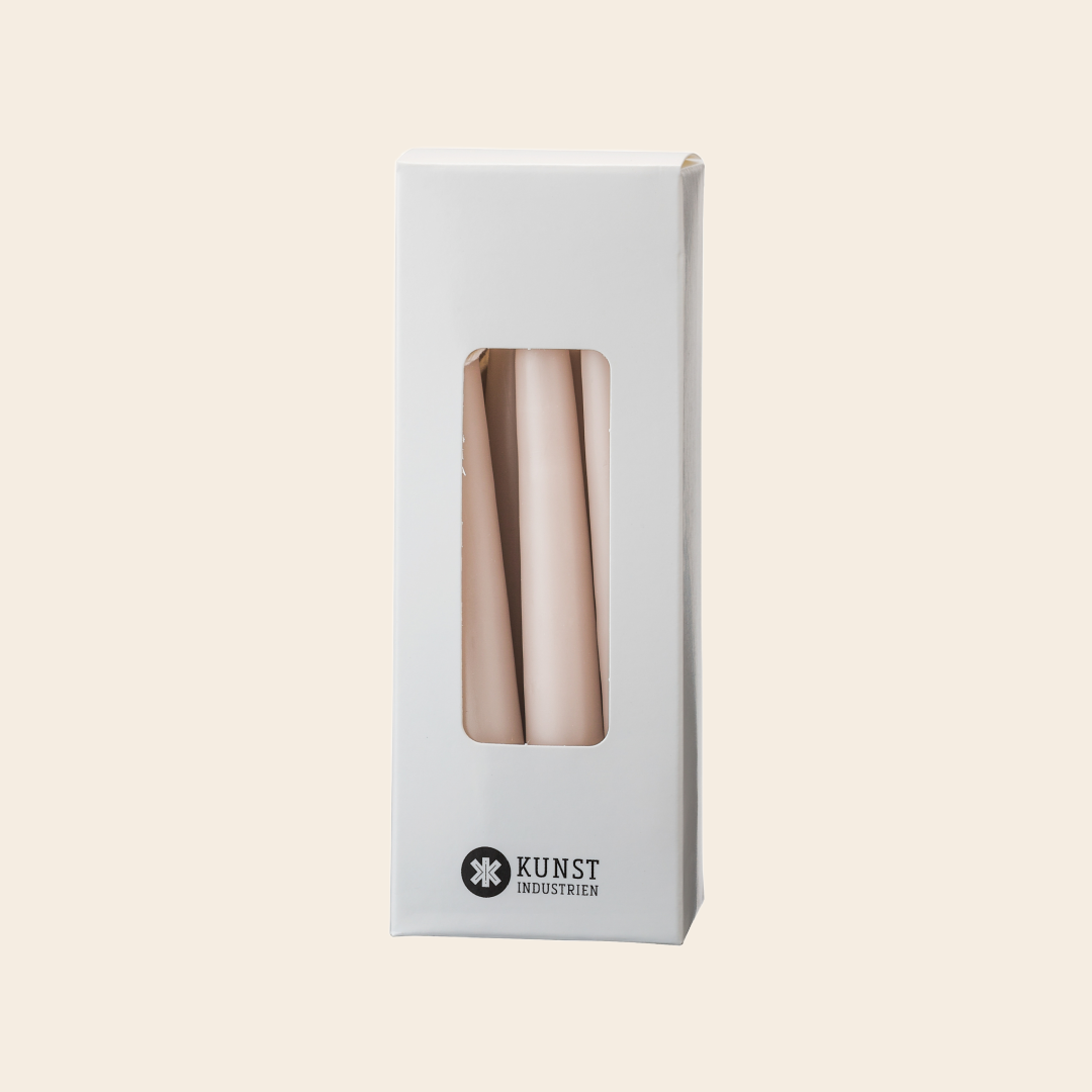 Kunstindustrien handdipped mini kaarsjes 12/doos - Ø=1.3 cm