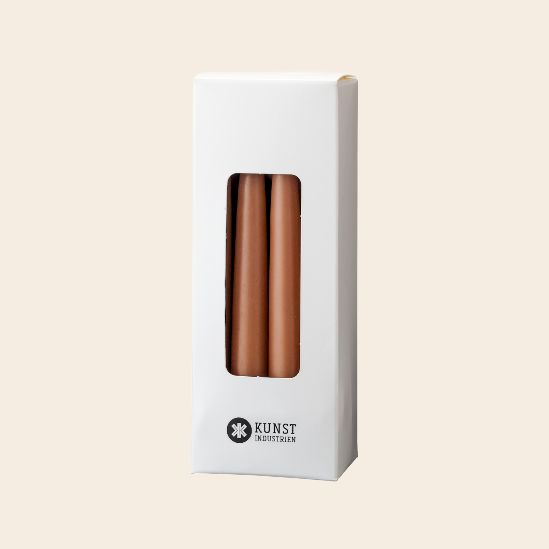 Kunstindustrien handdipped mini kaarsjes 12/doos - Ø=1.3 cm