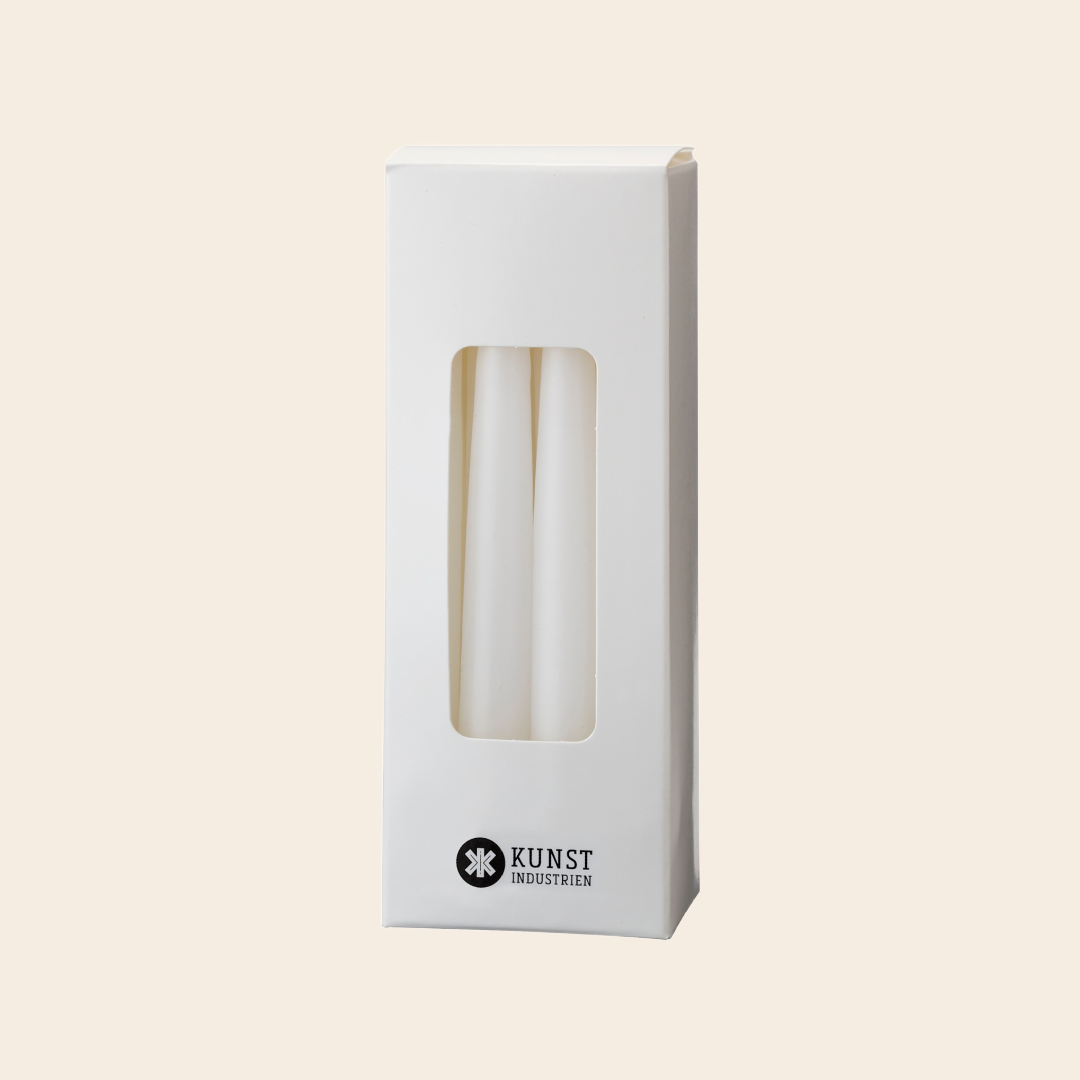 Kunstindustrien handdipped mini kaarsjes 12/doos - Ø=1.3 cm