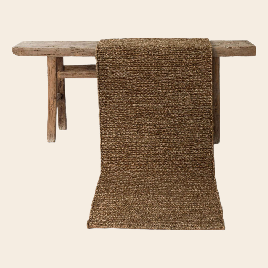 Tell me More vloerkleed 'Sumak' hennep - cafe