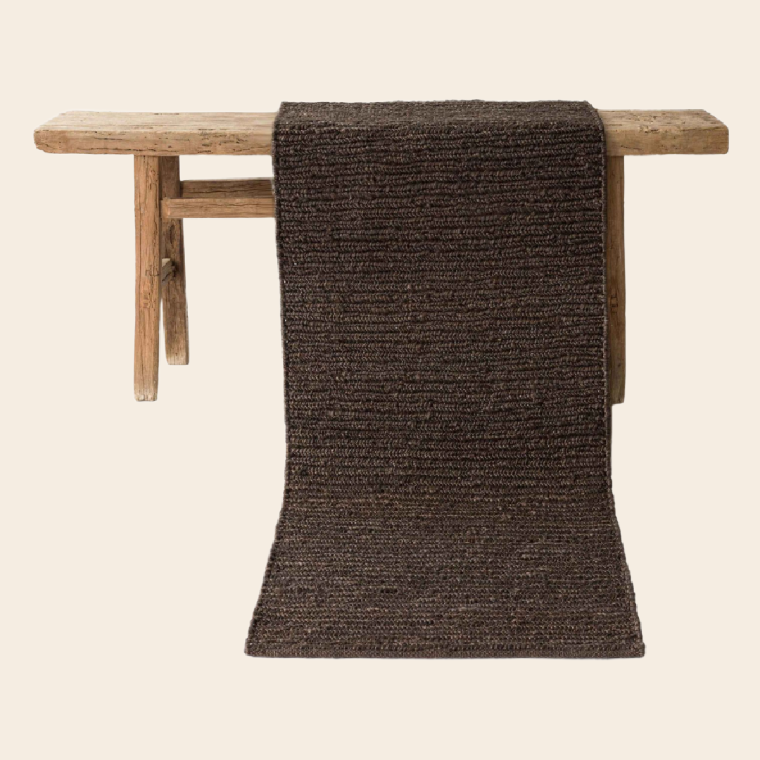 Tell me More vloerkleed 'Sumak' hennep - bruin