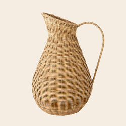 Bungalow vase - rattan