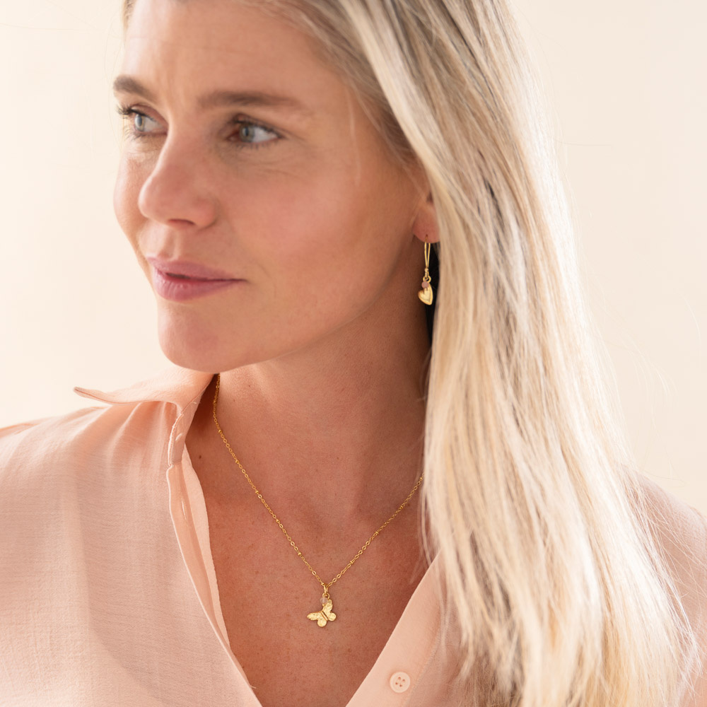 A Beautiful Story ketting 'Convinced' - rozenkwarts