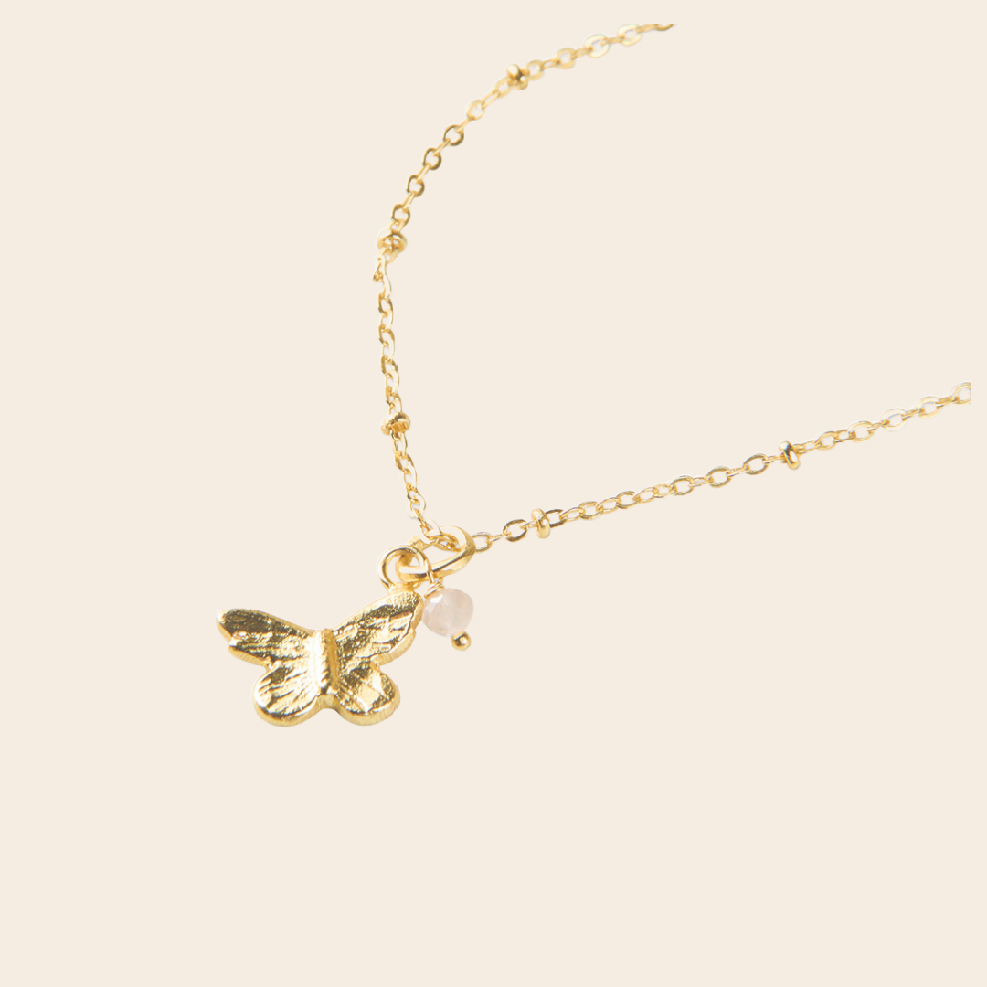 A Beautiful Story ketting 'Convinced' - rozenkwarts