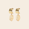 A Beautiful Story earrings 'Honest' - citrine