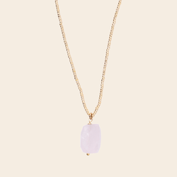 A Beautiful Story ketting 'Calm' - rozenkwarts