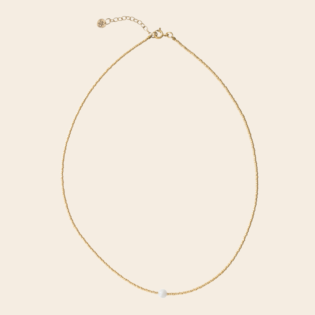 A Beautiful Story ketting 'Flora' goud