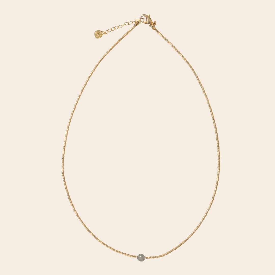 A Beautiful Story ketting 'Flora' goud