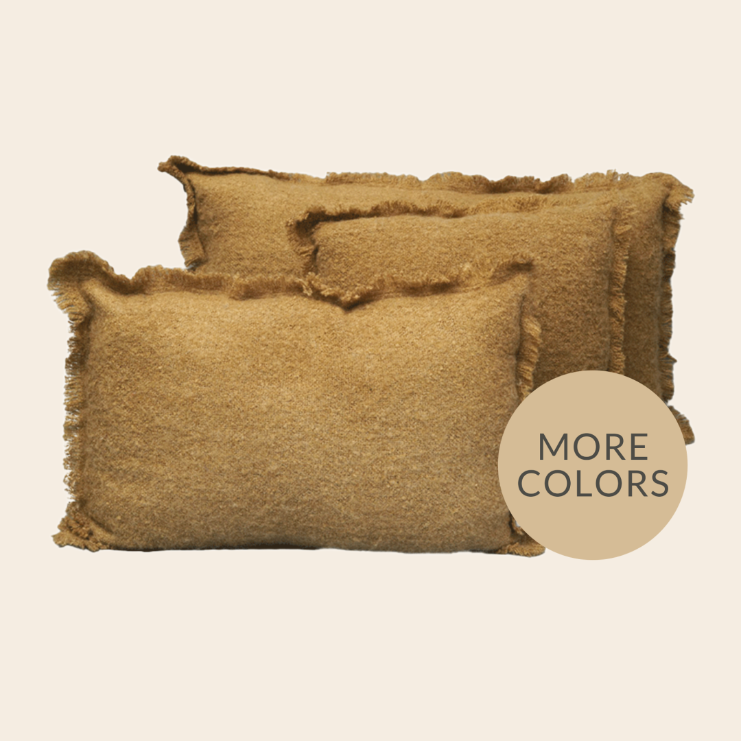 Haomy kussenhoes 'Aspen' - wolmix