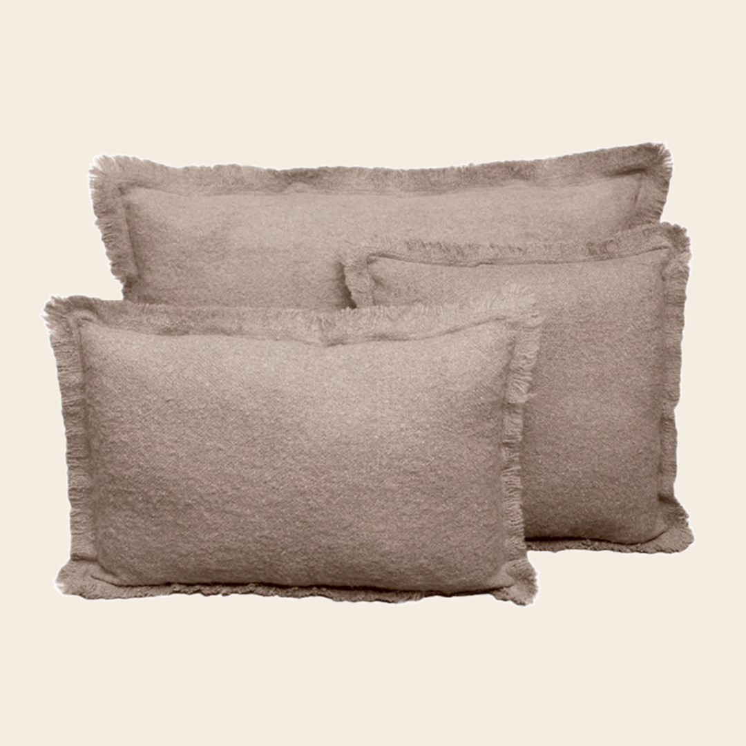 Haomy kussenhoes 'Aspen' - wolmix