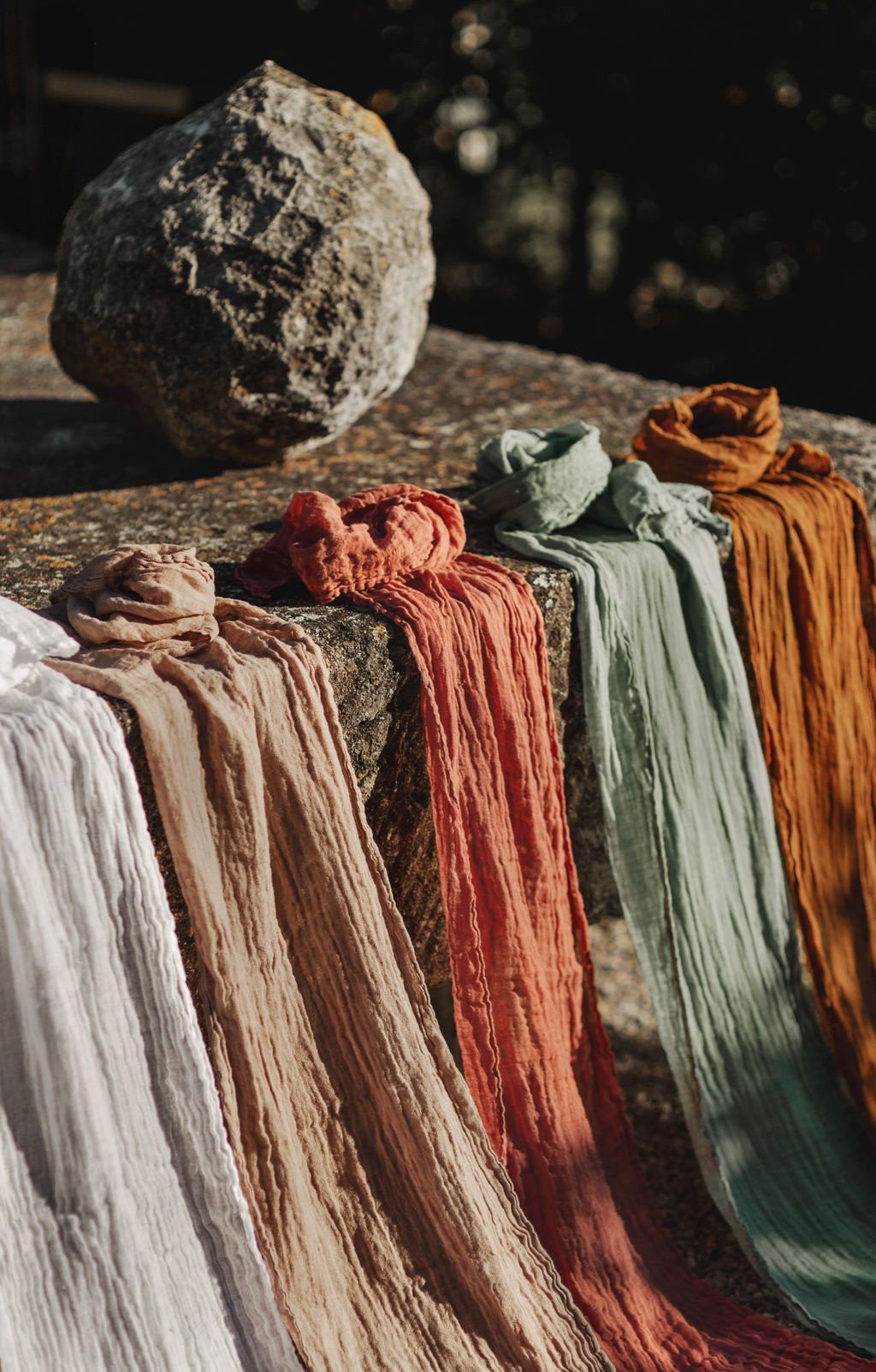 Haomy scarf 'Victoire' - linen