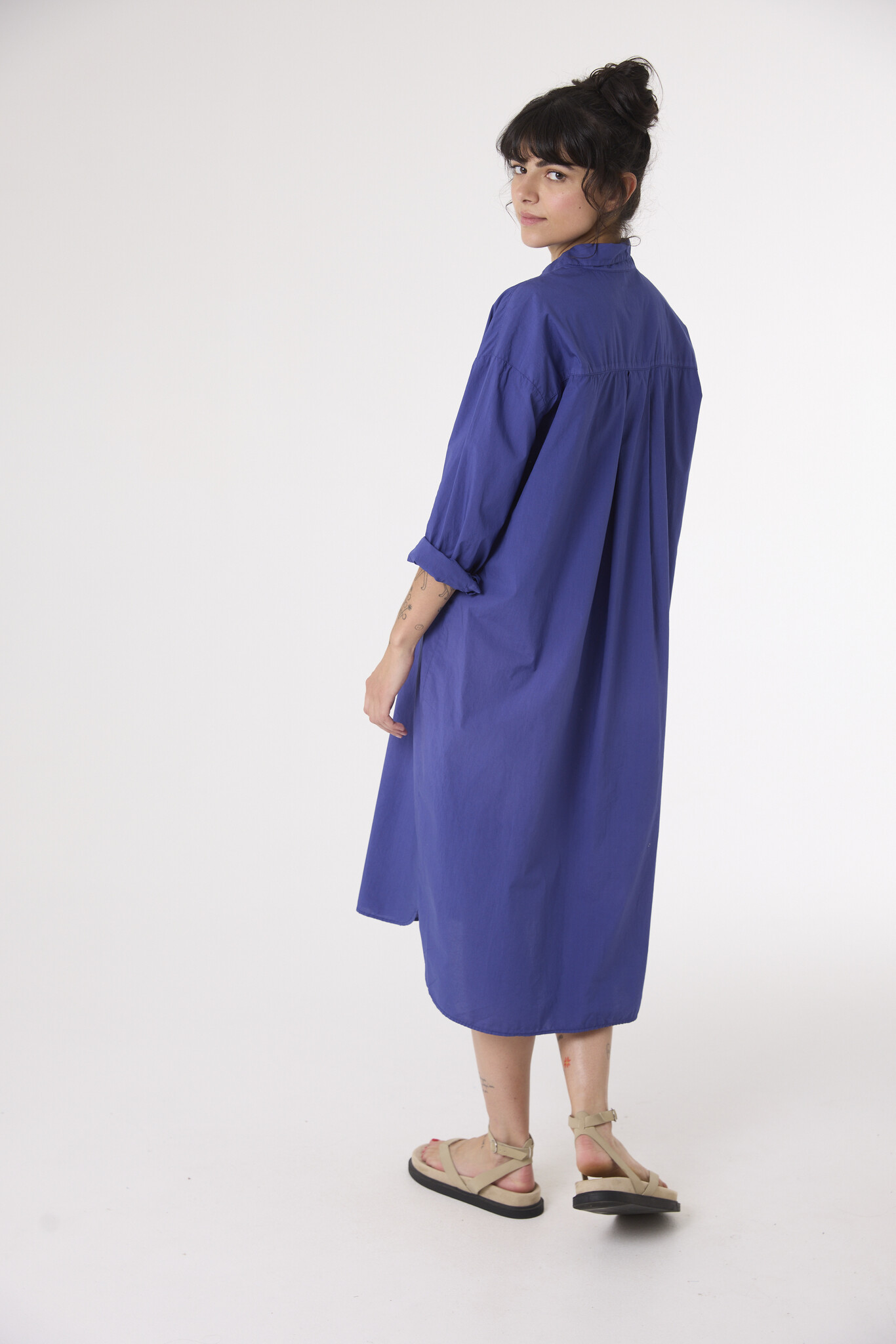 SacreCoeur jurk 'Tilda' katoen - cobalt