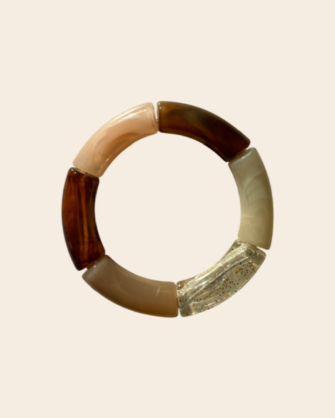 ByBjor bracelet 'Rainbow'  - sparkle