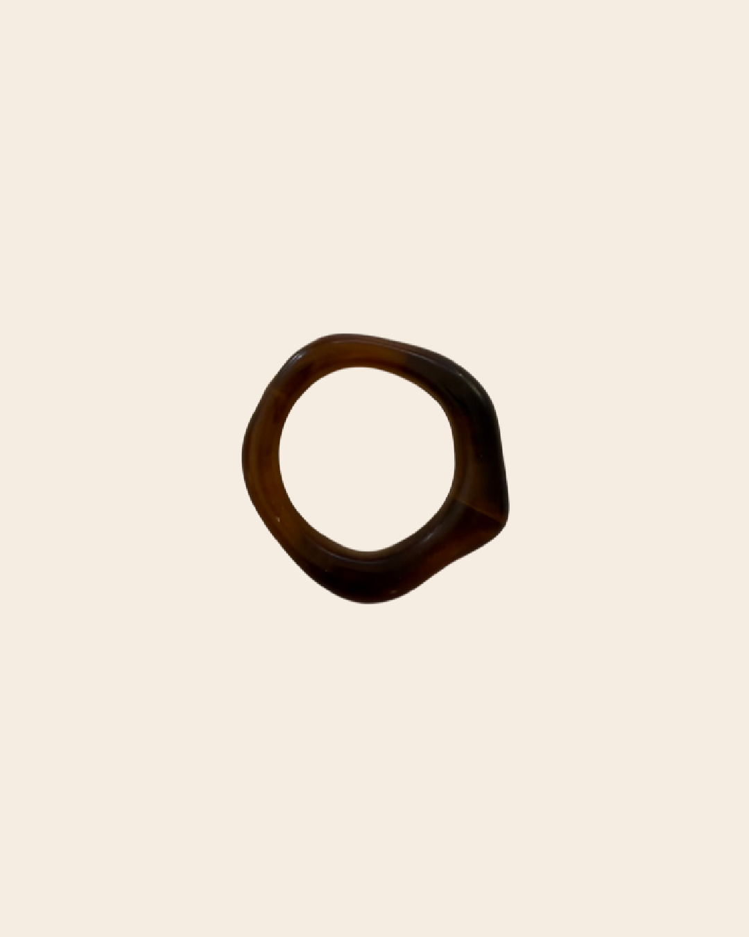 ByBjor ring 'Rainbow' - brown