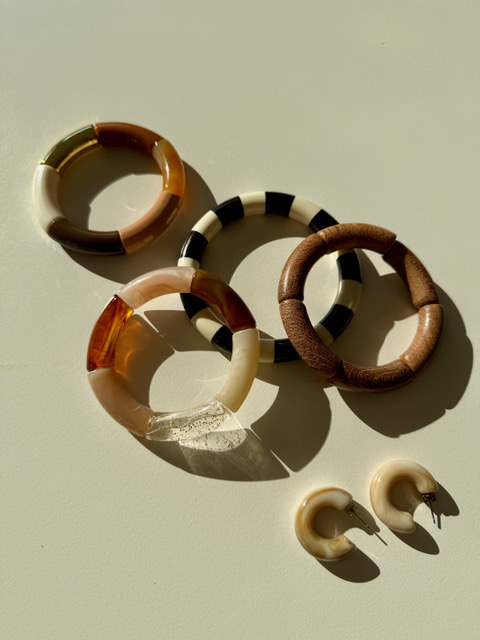 ByBjor bracelet 'Rainbow'  - sparkle