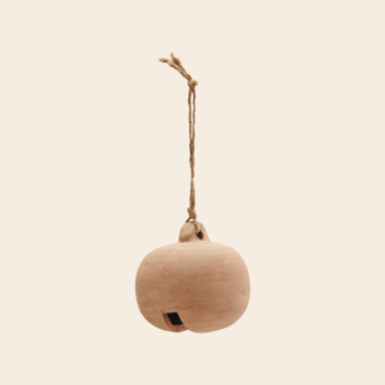 Madam Stoltz hangende bel 'Ring' - terracotta