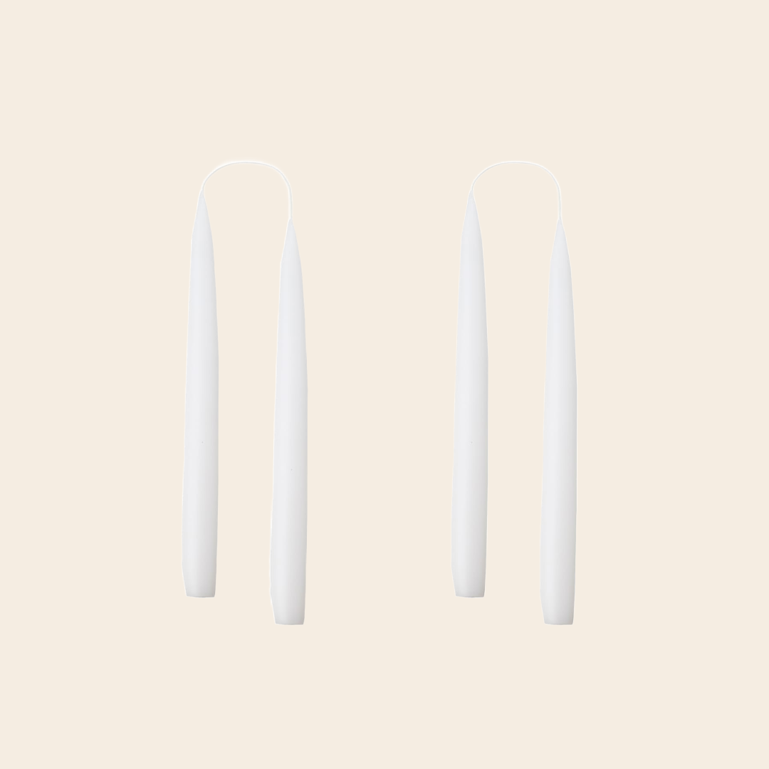 Kunstindustrien set/2 handdipped kaars Ø=2.2 x 20 cm