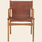 lounge chair 'Olle' - teakwood / leather