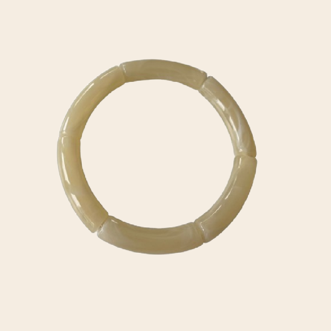 ByBjor bracelet 'Rainbow'  small - marble brown