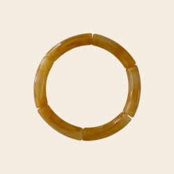 ByBjør armband 'Rainbow' S - amber