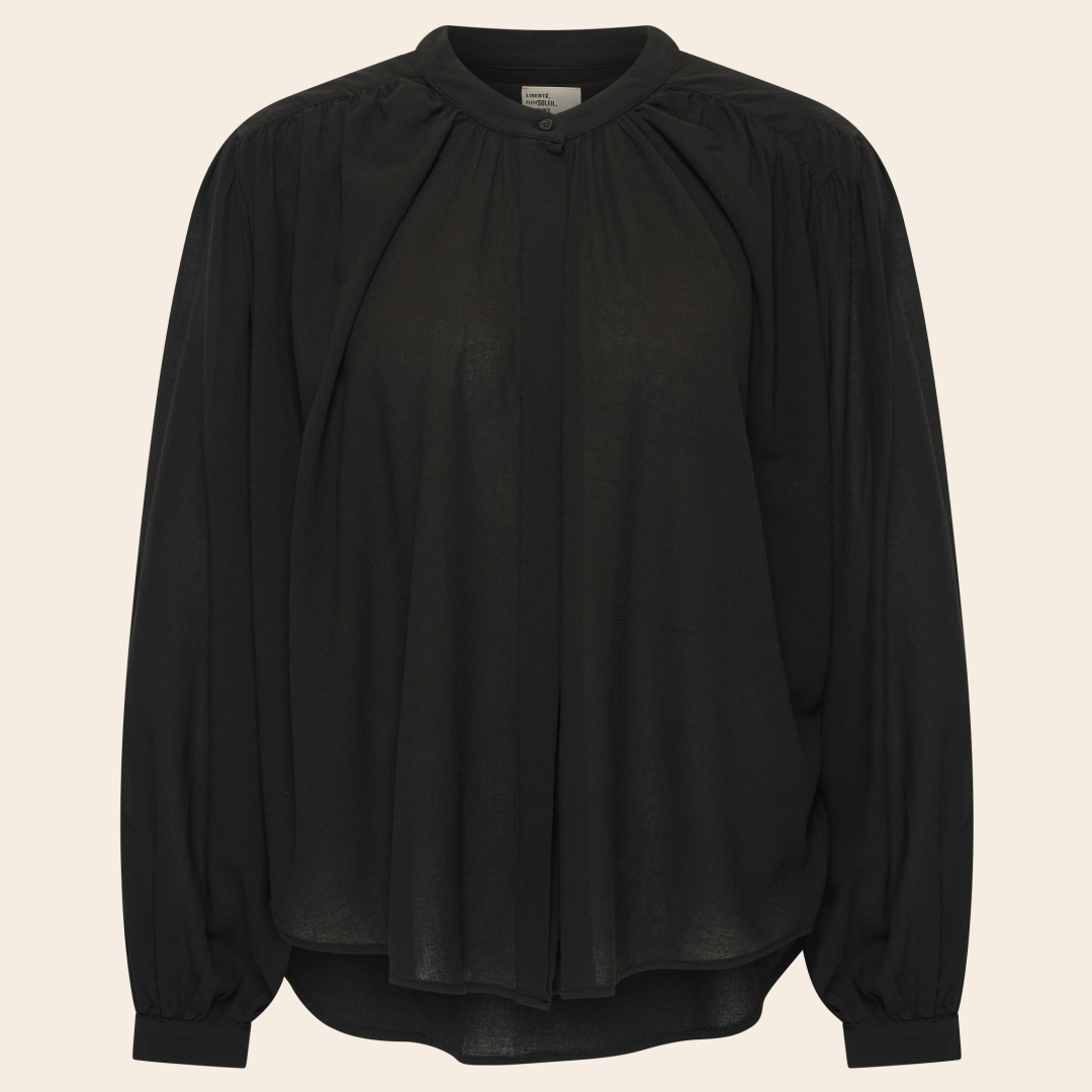 SacreCoeur blouse 'Lena' katoen  - zwart
