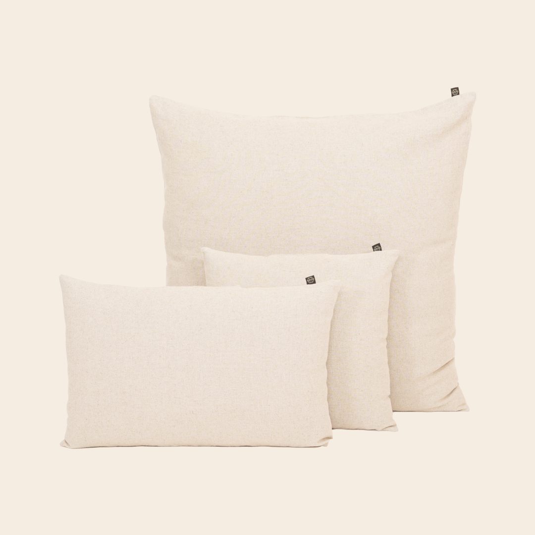 Haomy kussenhoes  'Figari' linnen - naturel