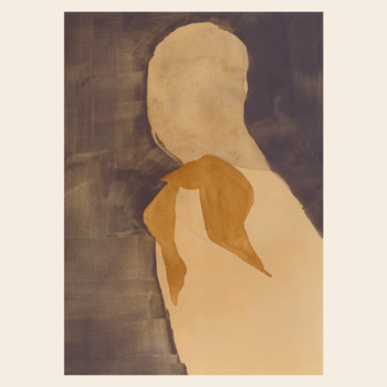 'Brown Scarf' - Jenny Wallhult