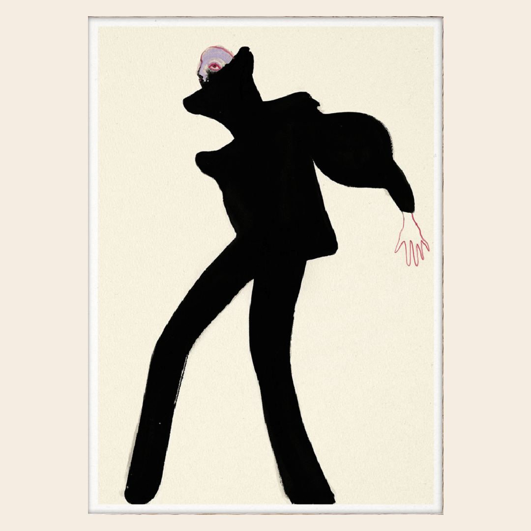 Paper Collective "The Crow" by Amelie Hergardt 30x40cm