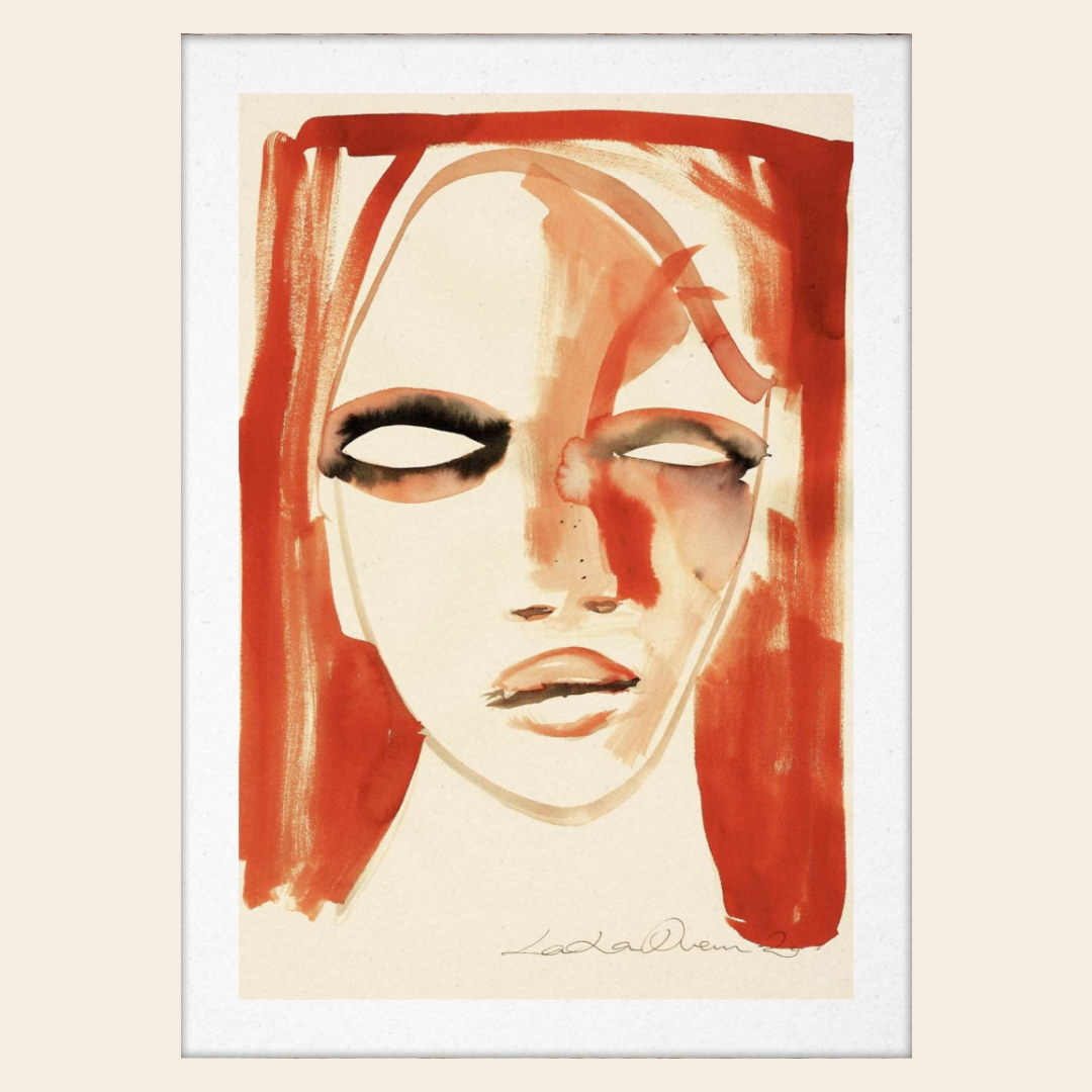 Paper Collective "Red Portrait" LouLou Avenue