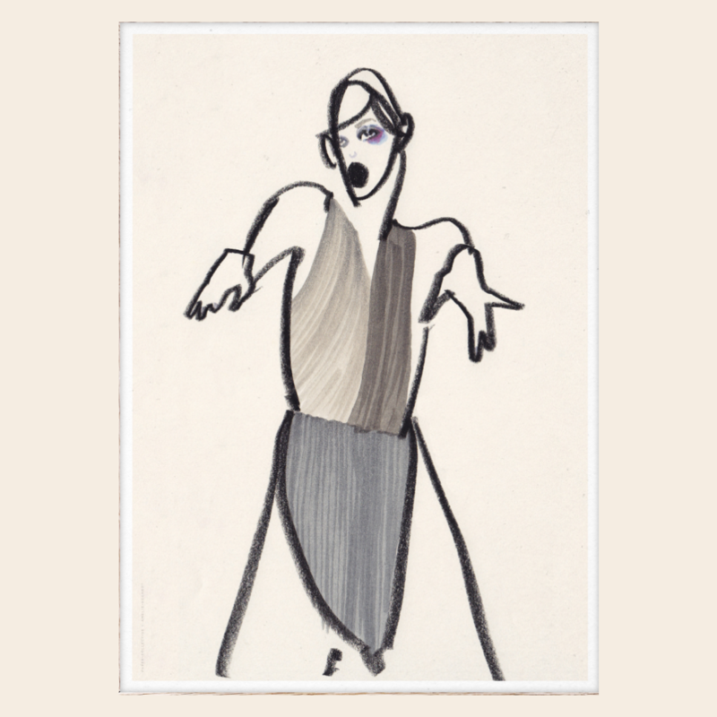 Paper Collective "Dancer 03" by Amelie Hegardt